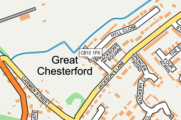 CB10 1PX map - OS OpenMap – Local (Ordnance Survey)