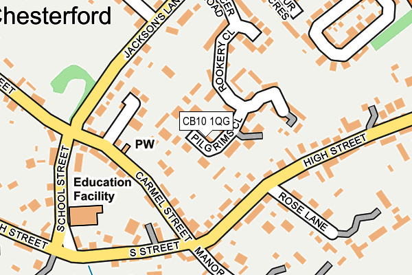 CB10 1QG map - OS OpenMap – Local (Ordnance Survey)