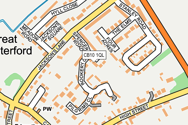 CB10 1QL map - OS OpenMap – Local (Ordnance Survey)