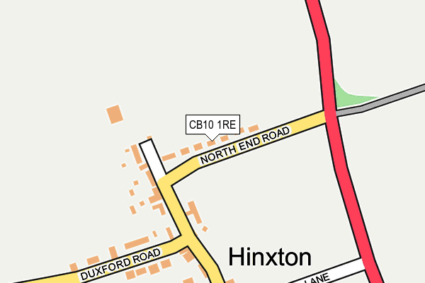 CB10 1RE map - OS OpenMap – Local (Ordnance Survey)