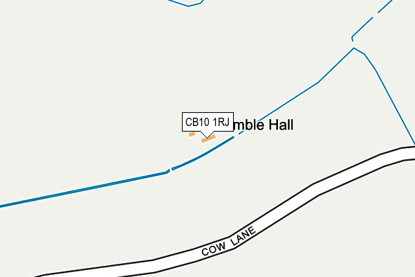 CB10 1RJ map - OS OpenMap – Local (Ordnance Survey)