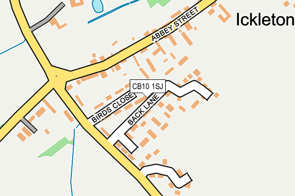 CB10 1SJ map - OS OpenMap – Local (Ordnance Survey)