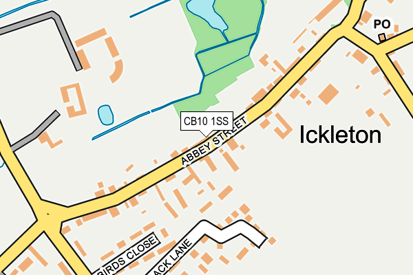 CB10 1SS map - OS OpenMap – Local (Ordnance Survey)