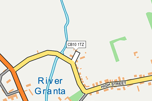 CB10 1TZ map - OS OpenMap – Local (Ordnance Survey)