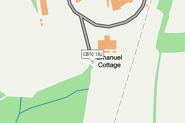 CB10 1XJ map - OS OpenMap – Local (Ordnance Survey)