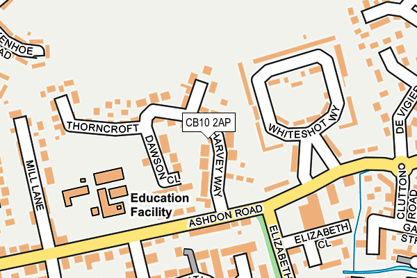 CB10 2AP map - OS OpenMap – Local (Ordnance Survey)