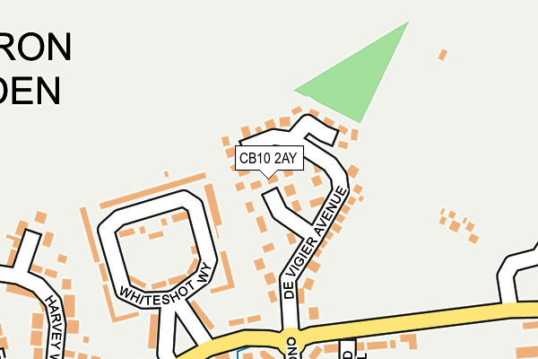 CB10 2AY map - OS OpenMap – Local (Ordnance Survey)