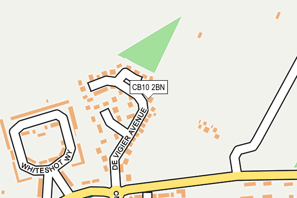 CB10 2BN map - OS OpenMap – Local (Ordnance Survey)