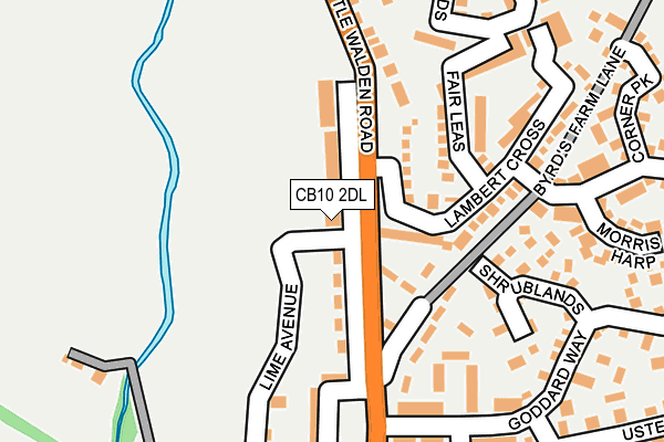 CB10 2DL map - OS OpenMap – Local (Ordnance Survey)