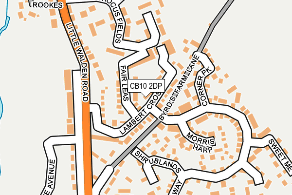 CB10 2DP map - OS OpenMap – Local (Ordnance Survey)