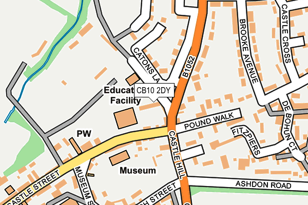 CB10 2DY map - OS OpenMap – Local (Ordnance Survey)