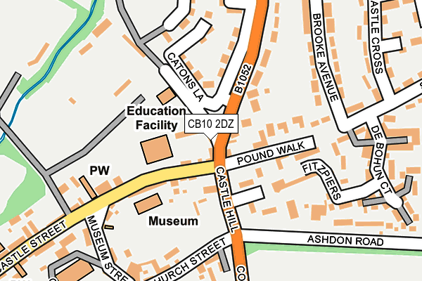 CB10 2DZ map - OS OpenMap – Local (Ordnance Survey)