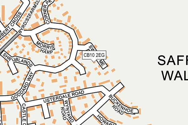 CB10 2EG map - OS OpenMap – Local (Ordnance Survey)