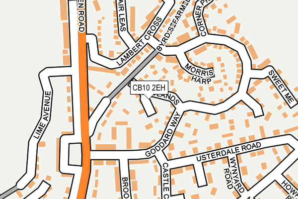 CB10 2EH map - OS OpenMap – Local (Ordnance Survey)