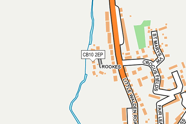 CB10 2EP map - OS OpenMap – Local (Ordnance Survey)