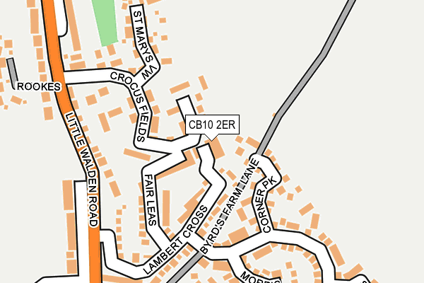 CB10 2ER map - OS OpenMap – Local (Ordnance Survey)