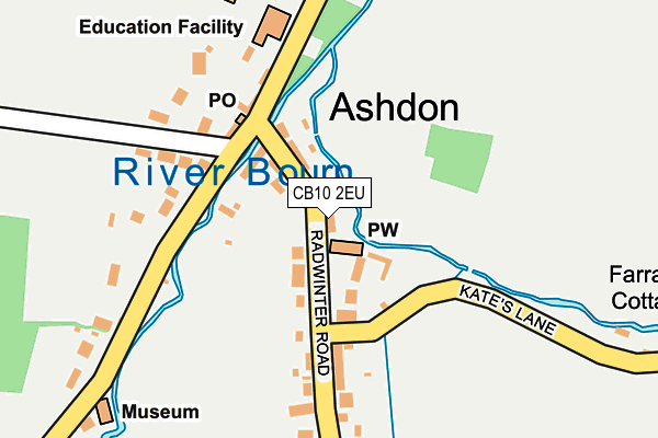 CB10 2EU map - OS OpenMap – Local (Ordnance Survey)