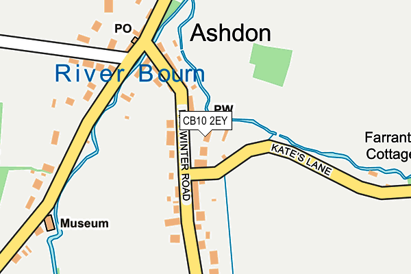 CB10 2EY map - OS OpenMap – Local (Ordnance Survey)