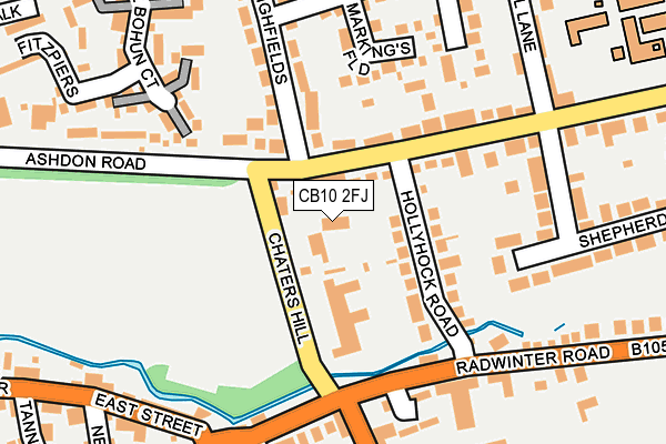 CB10 2FJ map - OS OpenMap – Local (Ordnance Survey)