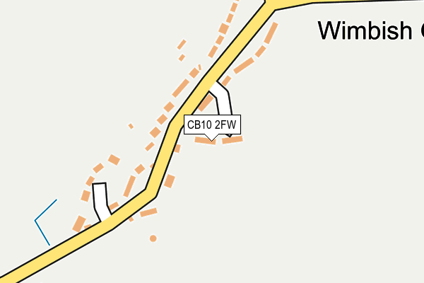 CB10 2FW map - OS OpenMap – Local (Ordnance Survey)