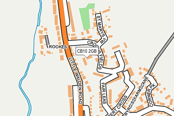 CB10 2GB map - OS OpenMap – Local (Ordnance Survey)