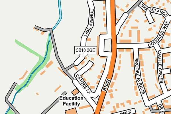 CB10 2GE map - OS OpenMap – Local (Ordnance Survey)