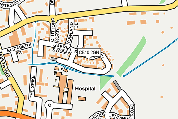CB10 2GN map - OS OpenMap – Local (Ordnance Survey)