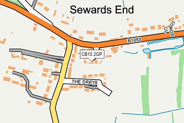 CB10 2GP map - OS OpenMap – Local (Ordnance Survey)