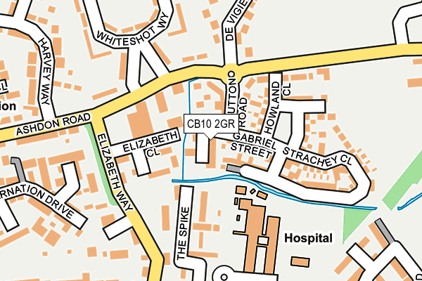 CB10 2GR map - OS OpenMap – Local (Ordnance Survey)