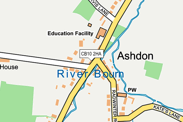 CB10 2HA map - OS OpenMap – Local (Ordnance Survey)