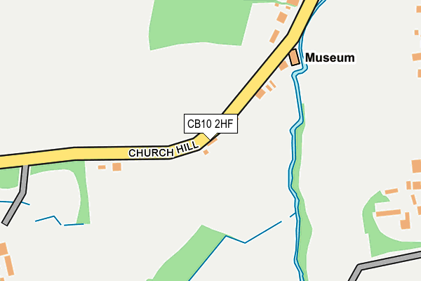 CB10 2HF map - OS OpenMap – Local (Ordnance Survey)