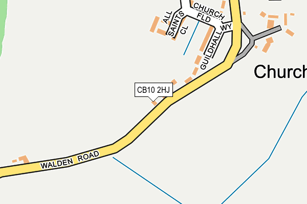 CB10 2HJ map - OS OpenMap – Local (Ordnance Survey)