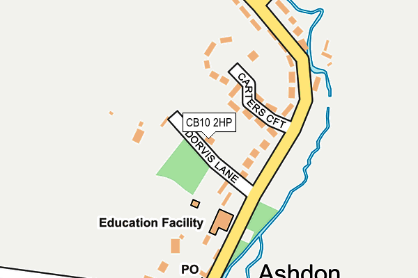 CB10 2HP map - OS OpenMap – Local (Ordnance Survey)