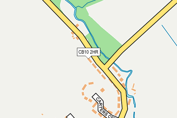 CB10 2HR map - OS OpenMap – Local (Ordnance Survey)