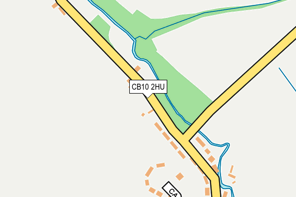 CB10 2HU map - OS OpenMap – Local (Ordnance Survey)