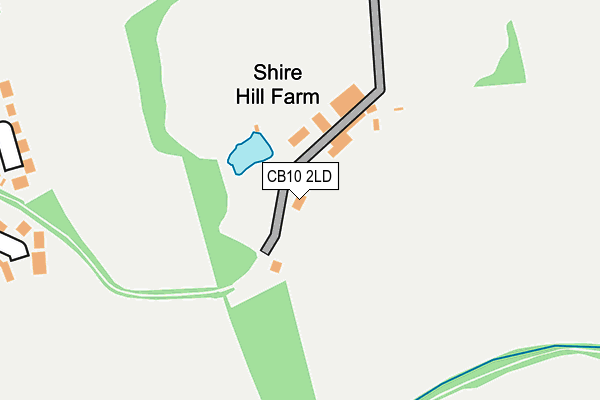 CB10 2LD map - OS OpenMap – Local (Ordnance Survey)