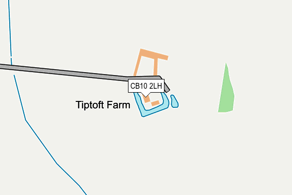 CB10 2LH map - OS OpenMap – Local (Ordnance Survey)