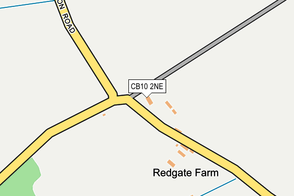 CB10 2NE map - OS OpenMap – Local (Ordnance Survey)