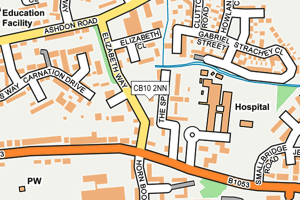 CB10 2NN map - OS OpenMap – Local (Ordnance Survey)