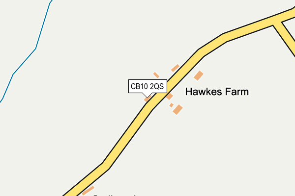 CB10 2QS map - OS OpenMap – Local (Ordnance Survey)