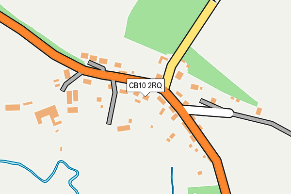 CB10 2RQ map - OS OpenMap – Local (Ordnance Survey)