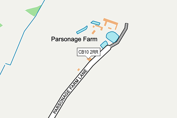 CB10 2RR map - OS OpenMap – Local (Ordnance Survey)