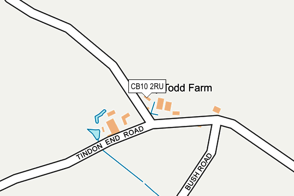 CB10 2RU map - OS OpenMap – Local (Ordnance Survey)