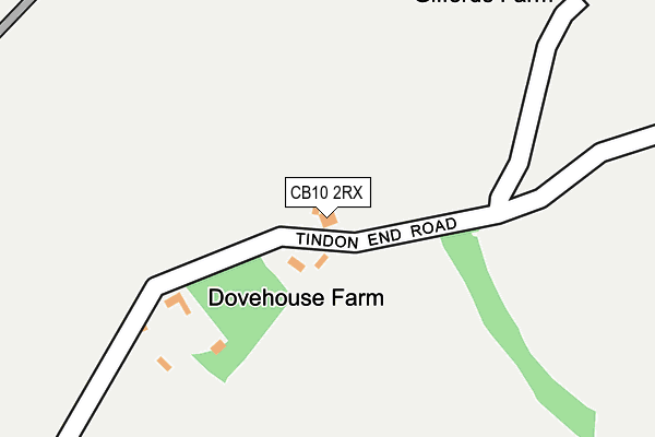 CB10 2RX map - OS OpenMap – Local (Ordnance Survey)