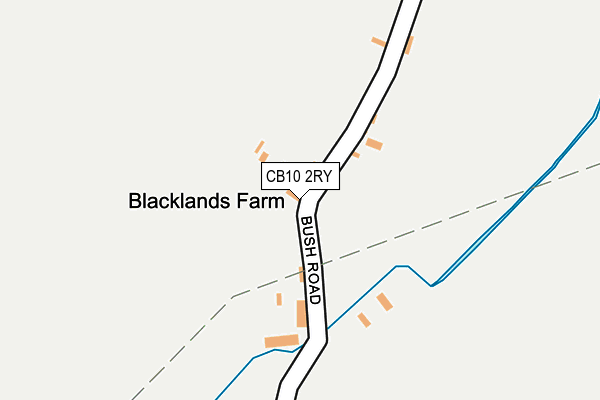 CB10 2RY map - OS OpenMap – Local (Ordnance Survey)