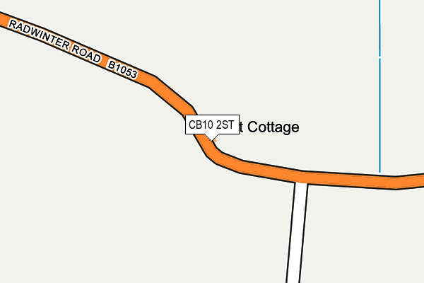 CB10 2ST map - OS OpenMap – Local (Ordnance Survey)