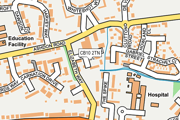 CB10 2TN map - OS OpenMap – Local (Ordnance Survey)