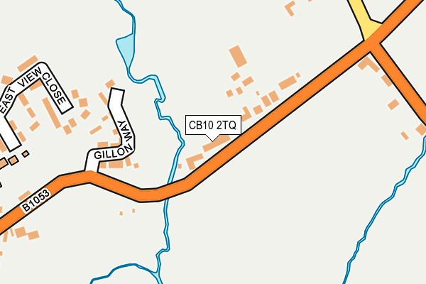 CB10 2TQ map - OS OpenMap – Local (Ordnance Survey)