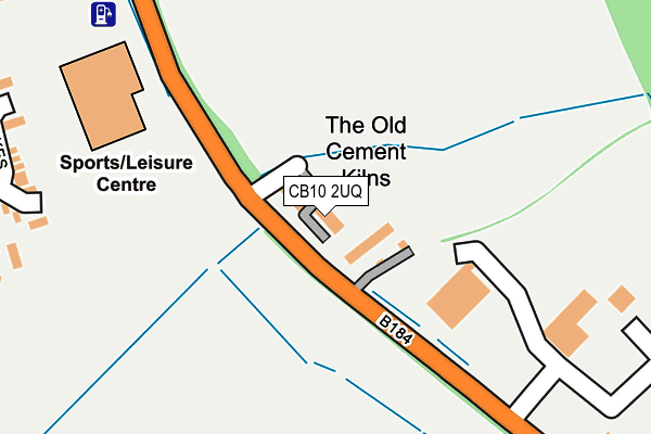 CB10 2UQ map - OS OpenMap – Local (Ordnance Survey)