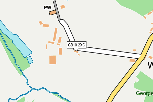 CB10 2XG map - OS OpenMap – Local (Ordnance Survey)